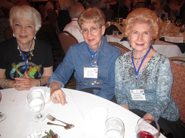 ANN CLARK SANDERS, GLORIA GRIMES MICHAEL, AND FRANCES FERRELL CHABYSEK(LOOKING GOOD!)