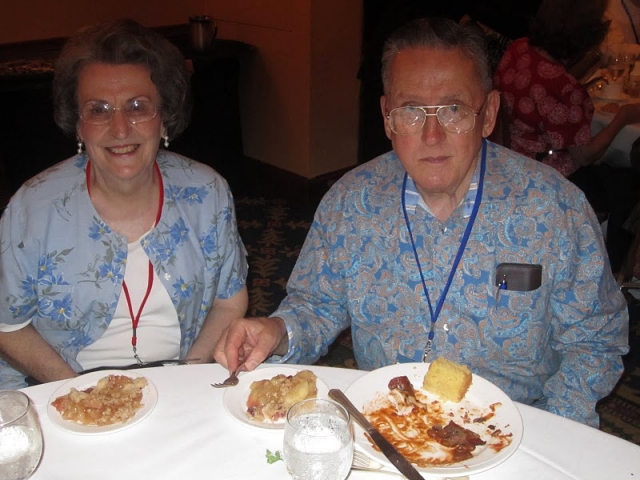 WAYNE TENNISON AND WIFE CAROLYN LEFT A LITTLE ROOM FOR DESERT