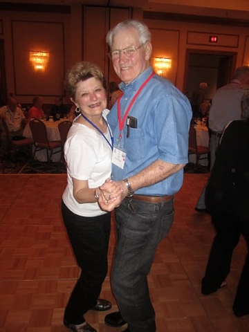 SARA RICKARDS POSTON(MISS JR. HIGH HAYRIDE) WITH HUBBY JIM 