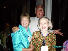 Wild antics at the reunion.  Bebe Gipps Walker, Ronnie French, Janice Fleming Shepherd