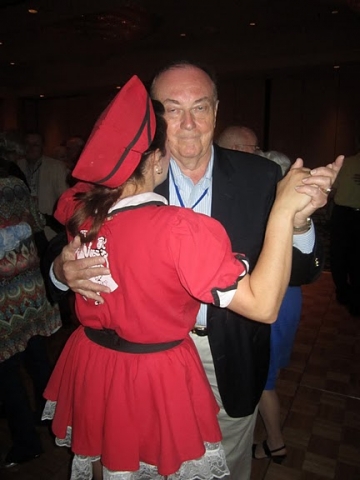   CLEM BARRERE SLOW DANCING WITH ONE OF THE BAND MEMBERS