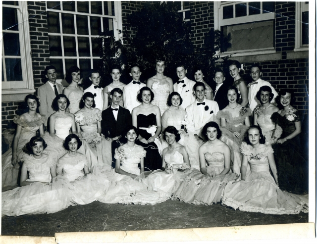 BOOSTER CLUB AT LANIER JR. HIGH---------bottom: ellen via, mary ann dillingham, sylvia davis jane benke, martha davis, helen raaz------middle--sally wheeler, sally kate marshall, janet hubly, john scarborough, kay brazelton, sue stell, jim duckett, jane g