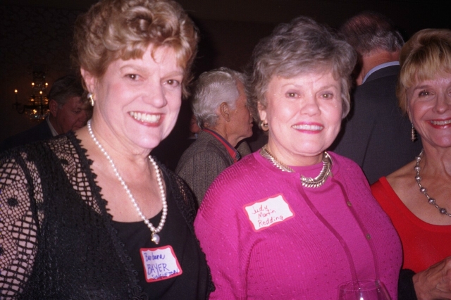 Barbara Bayer Singleton, Judy Martin Redding celebrating the 45th