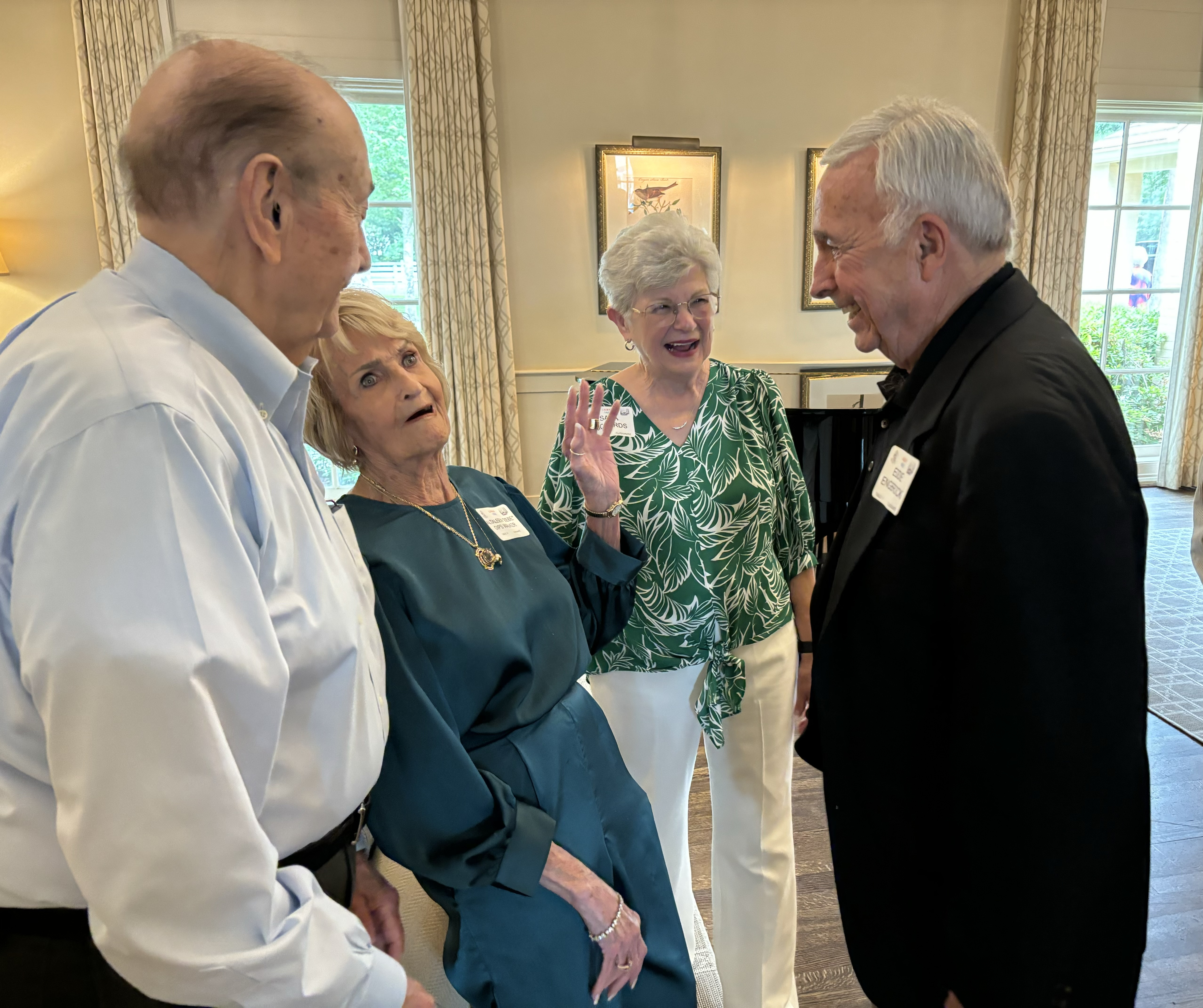 Clem Barrere, Bebe Gips Walker, Sara Rickards Davis, and Eddie Engbrock